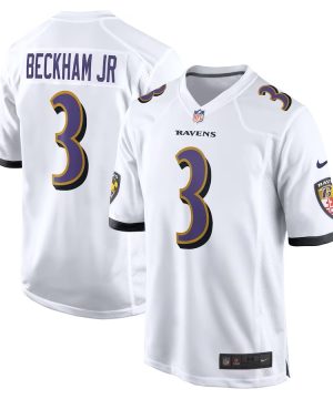 Odell Beckham Jr. Baltimore Ravens Nike Game Jersey White