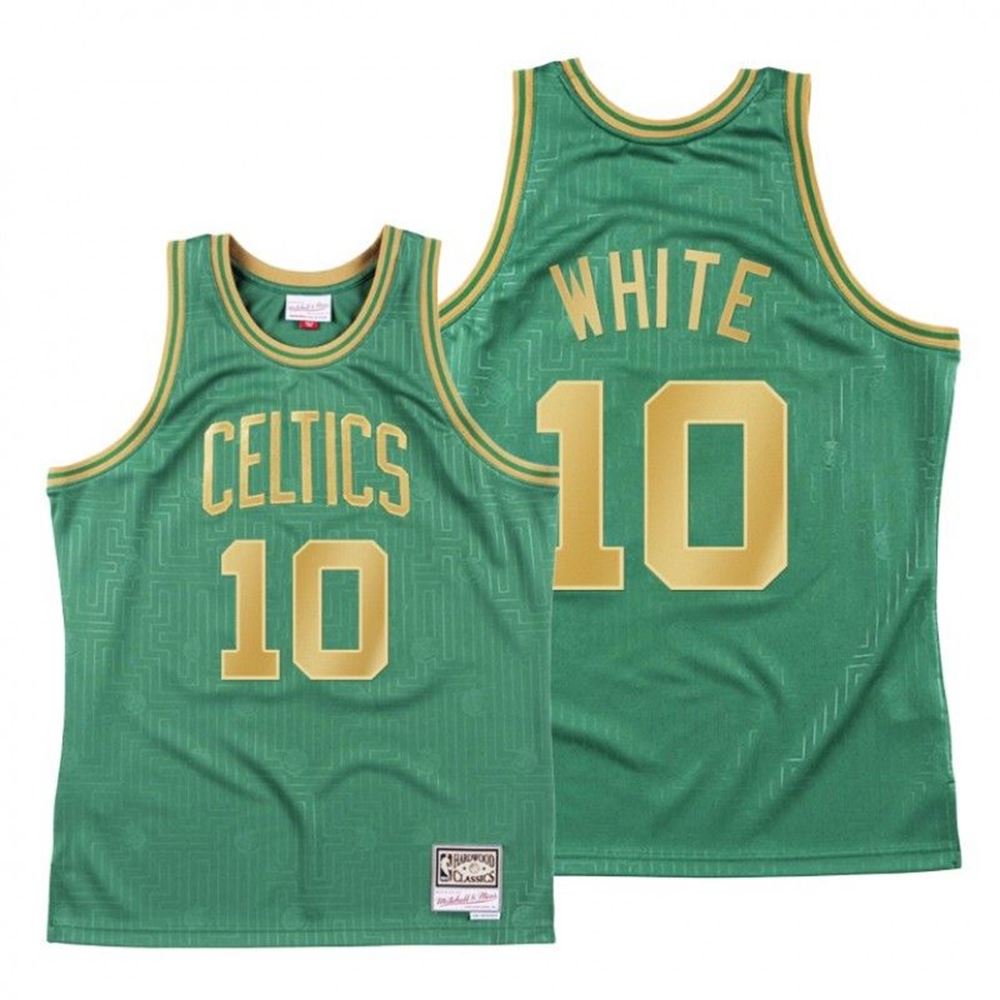 Jo Jo White 2021 CNY Boston Celtics Green Throwback Jersey JKVt8