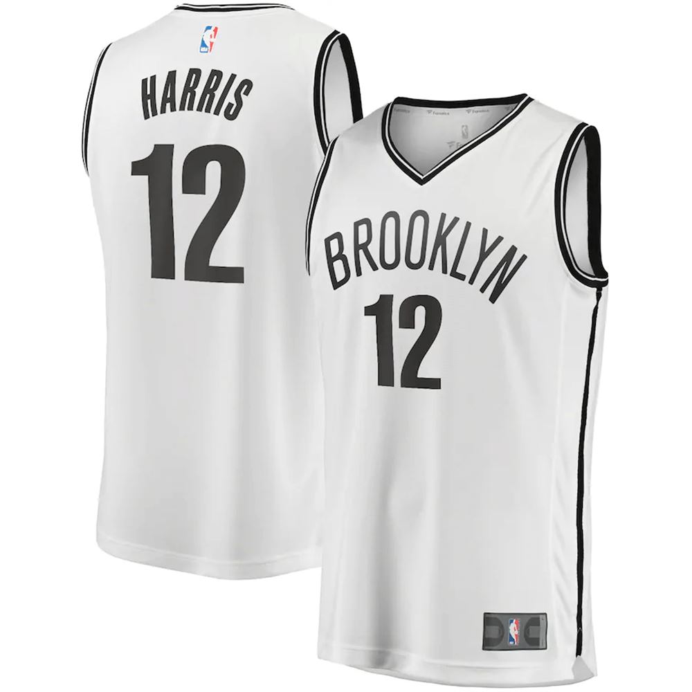 Joe Harris Brooklyn Nets Fanatics Branded Fast Break Player Association Edition White 3D Jersey