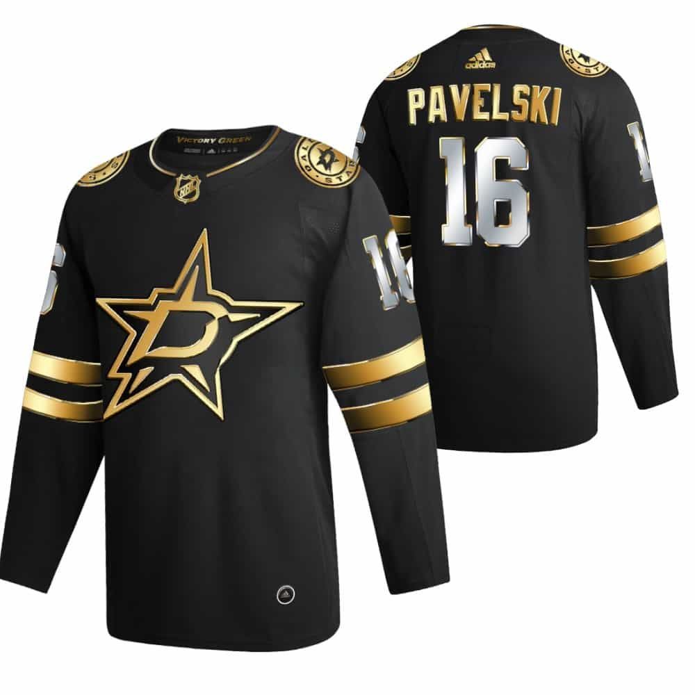Joe Pavelski Dallas Stars Golden Limited Edition Black Jersey GihkO