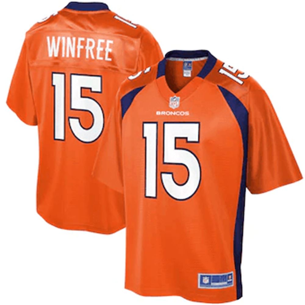 Juwann Winfree Denver Broncos Nfl Pro Line Player Orange 3D Jersey Rc1c0