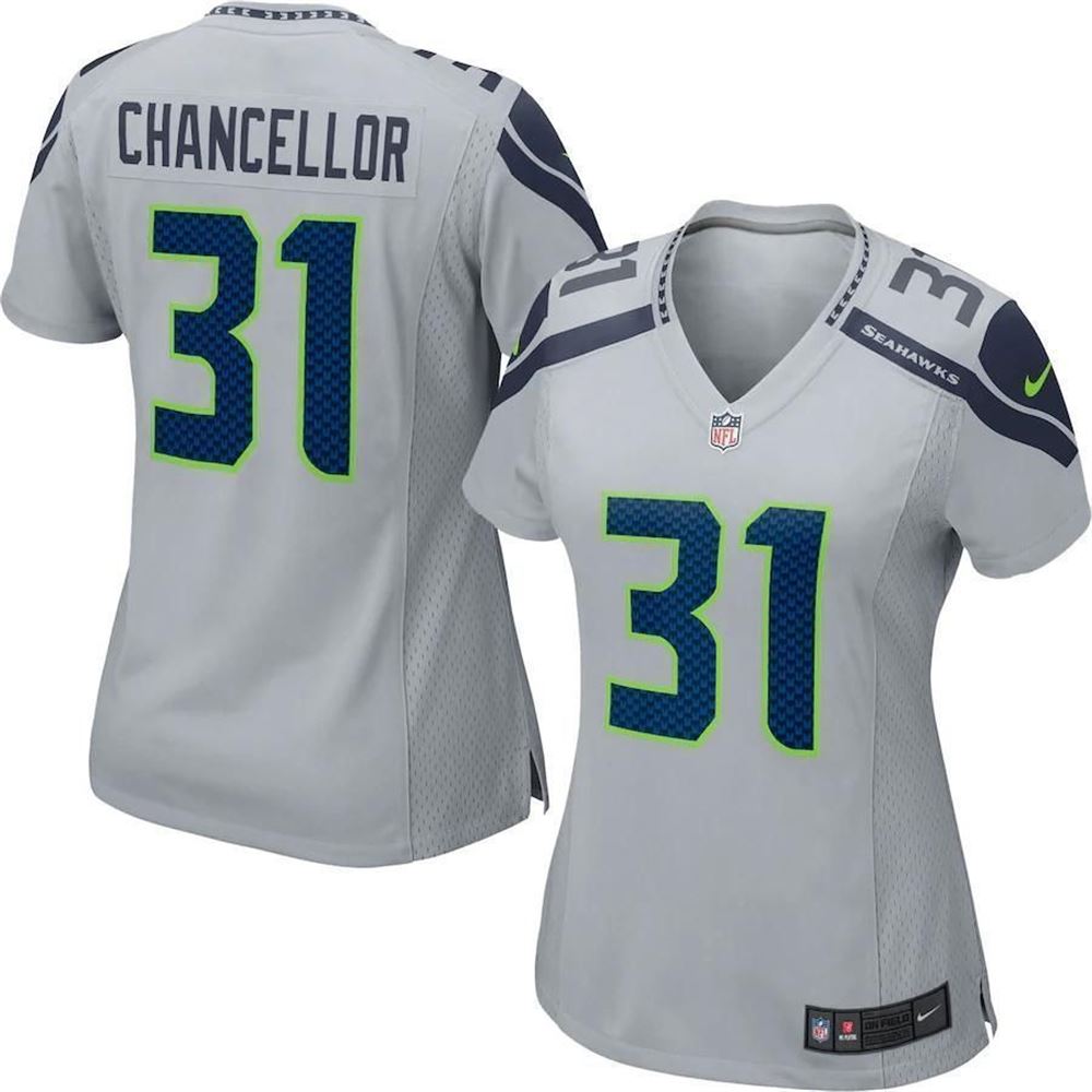 Kam Chancellor Seattle Seahawks WoGame Gray 3D Jersey
