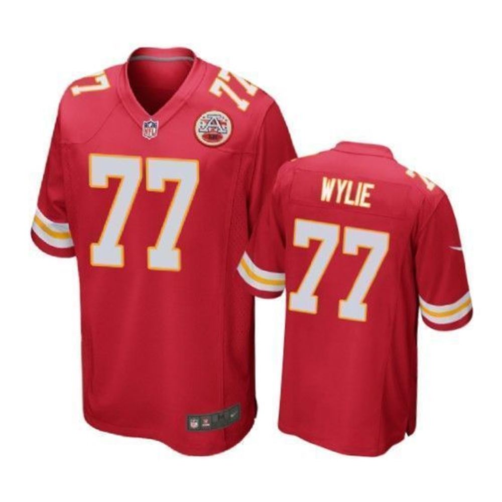 Kansas City Chiefs Andrew Wylie Game Red Mens Jersey Q3VqV