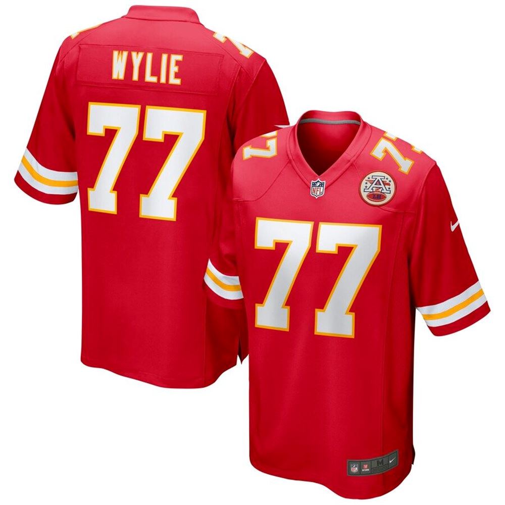 Kansas City Chiefs Andrew Wylie Red Game Jersey Gifts For Fans