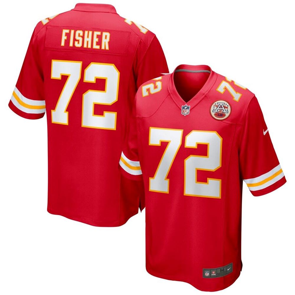 Kansas City Chiefs Eric Fisher Red Game Jersey Gifts For Fans