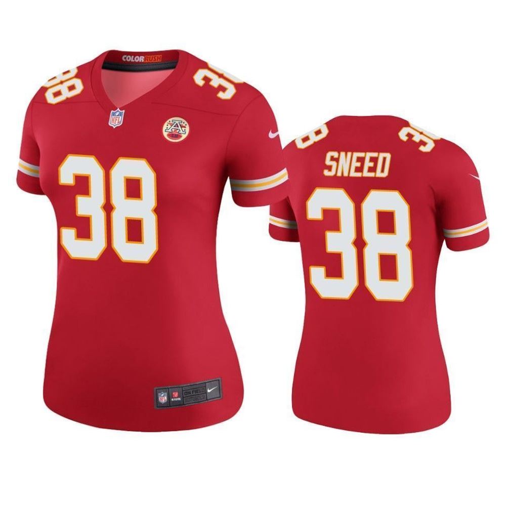 Kansas City Chiefs LJarius Sneed Red Color Rush Legend 3D Jersey 15NWC