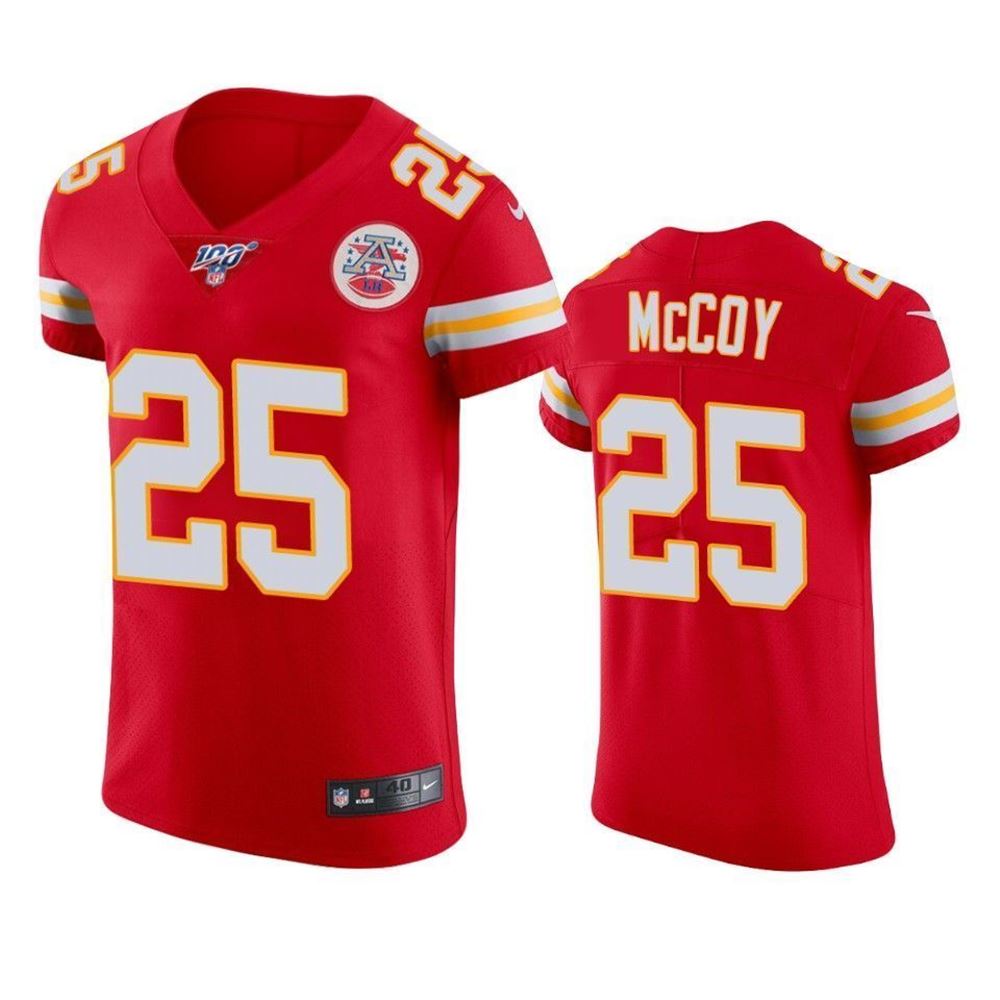 Kansas City Chiefs LeSean McCoy Red Vapor Elite Jersey jersey