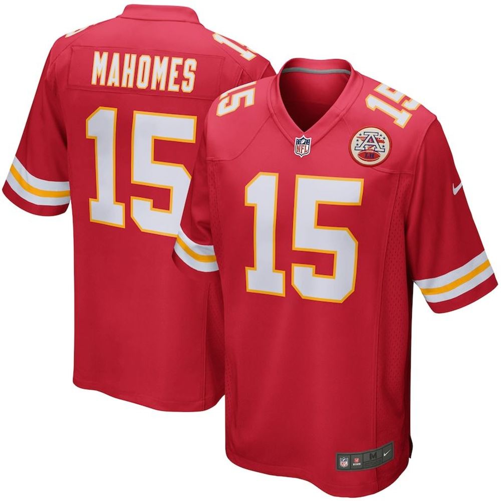 Kansas City Chiefs Patrick Mahomes Red Game Player Jersey Gifts For Fans