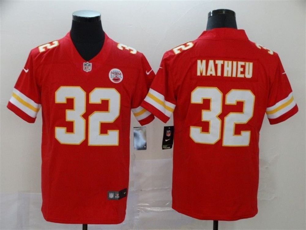 Kansas City Chiefs Tyrann Mathieu 32 Nfl New Arrival Red Jersey Gifts For Fans
