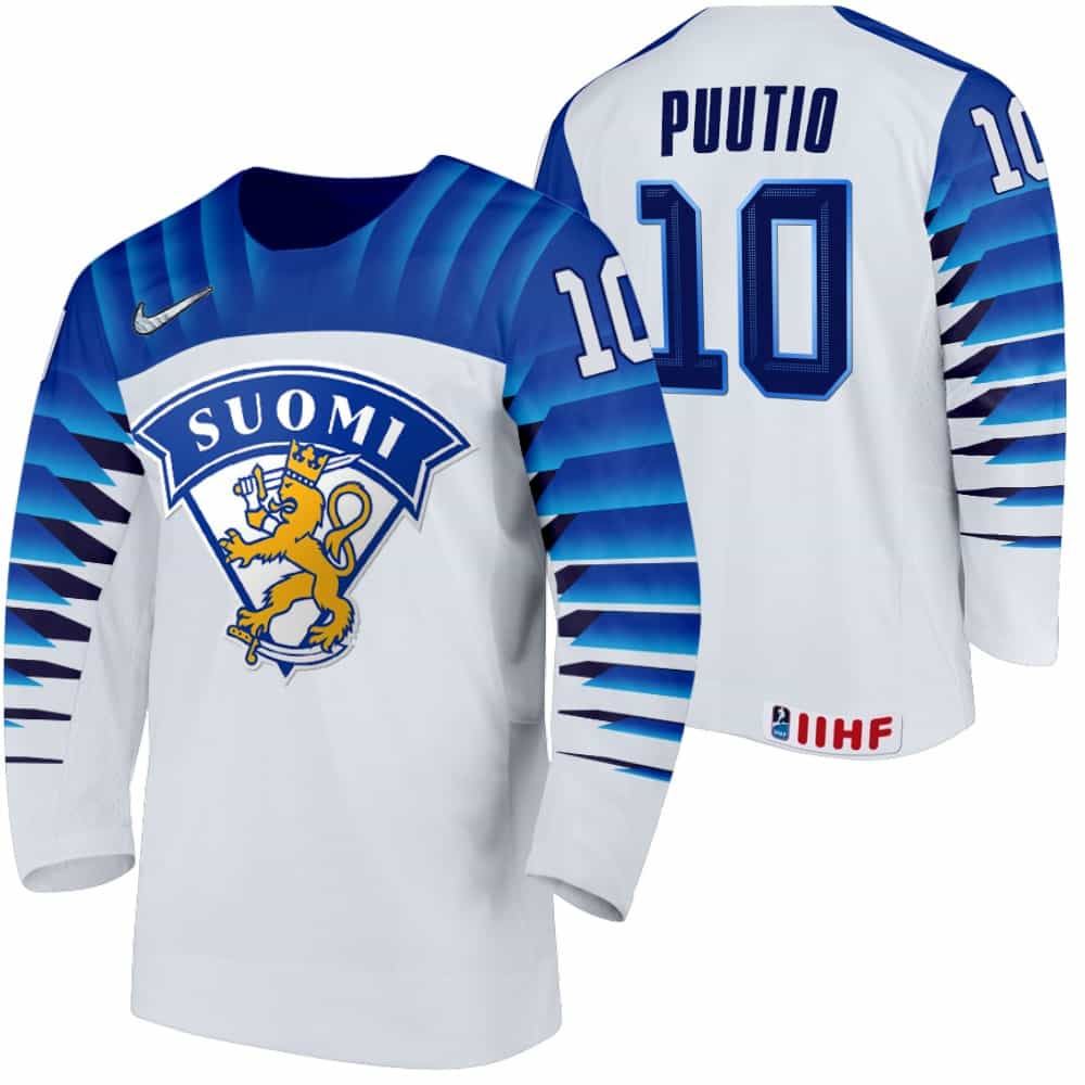 Kasper Puutio Finland White 2021 Iihf World Junior Championship Home Jersey RBkNO