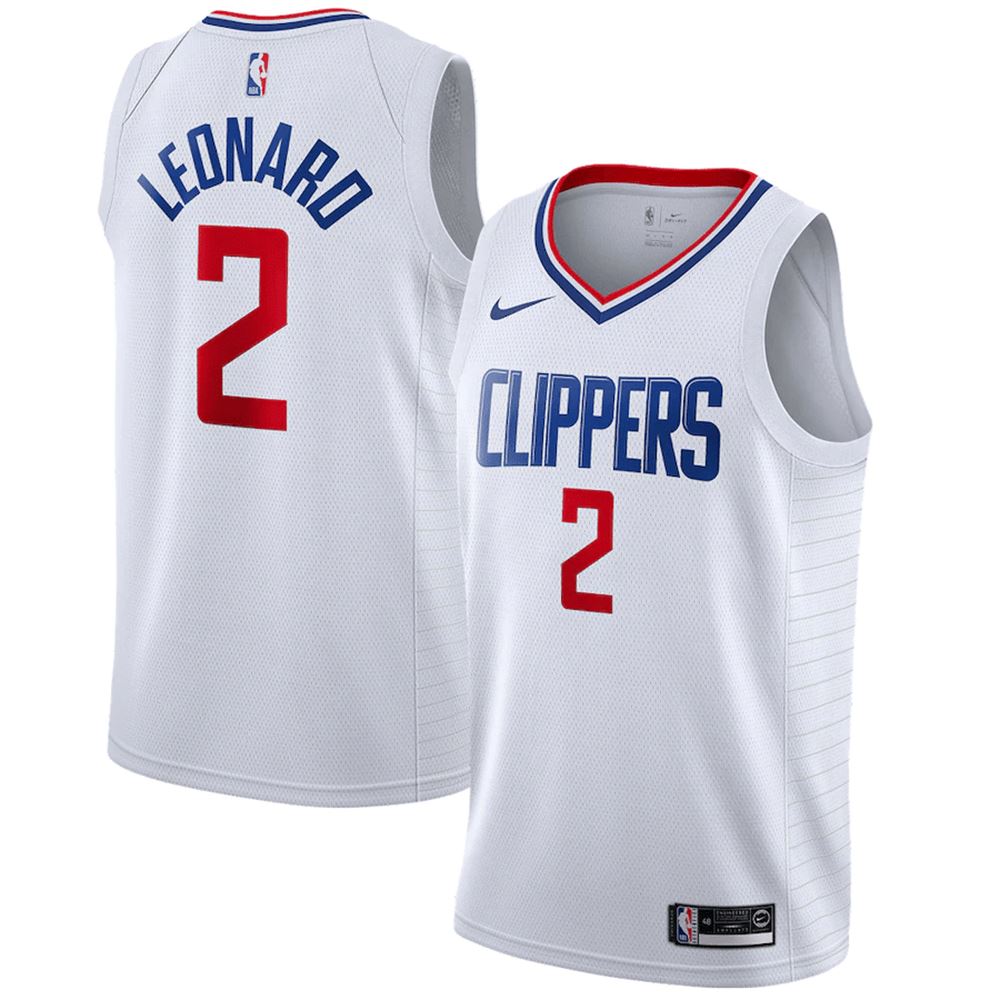 Kawhi Leonard LA Clippers 20192021 Swingman Jersey Association Edition White