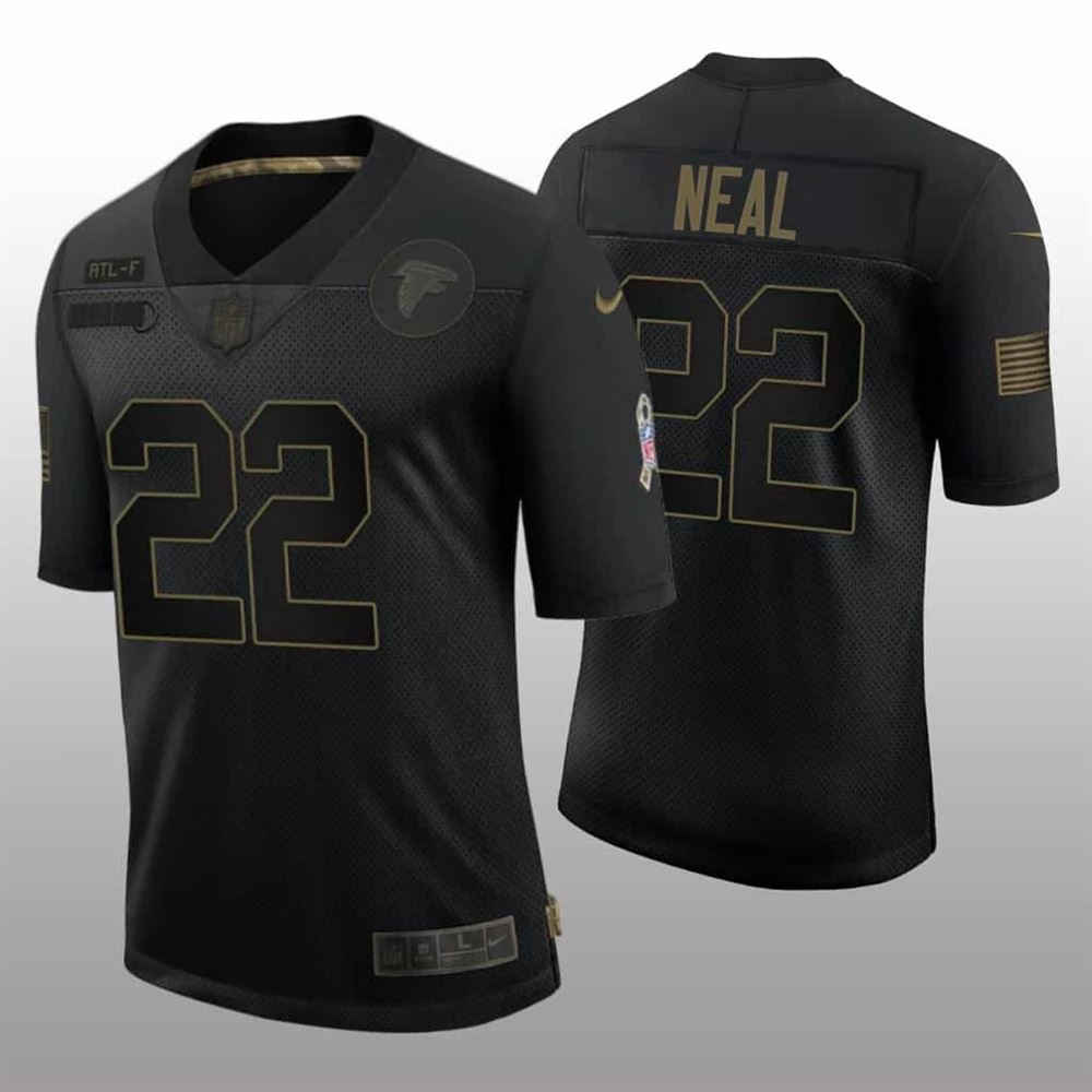 Keanu Neal Jersey Falcons Limited 2020 Salute To Service Black Jej4K