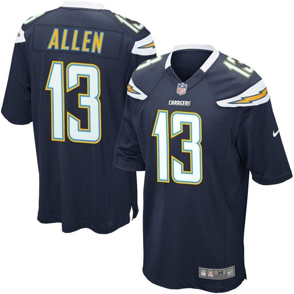 Keenan Allen Los Angeles Chargers Team Color Game Jersey jersey Navy Blue 2021 jHFwo