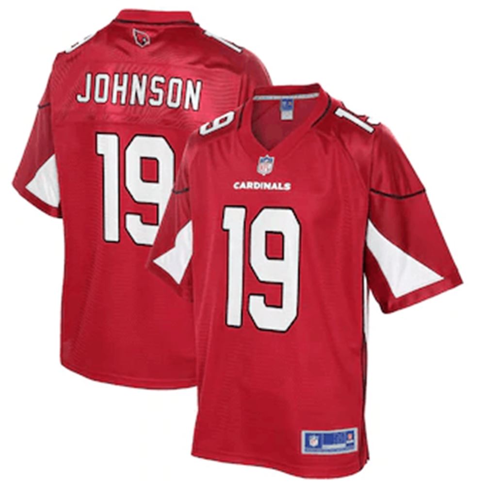 Keesean Johnson Arizona Cardinals Nfl Pro Line Team Player Cardinal 3D Jersey 8I3q2
