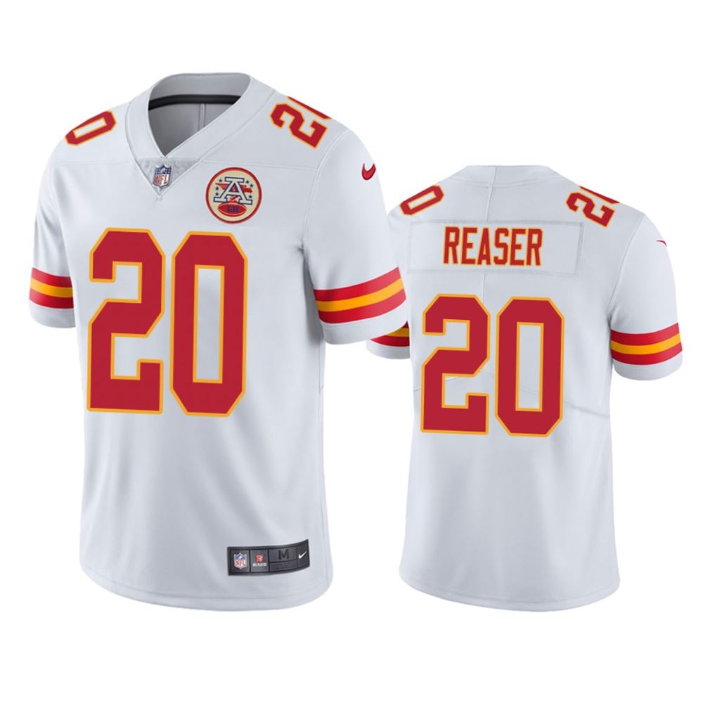 Keith Reaser Kansas City Chiefs White Vapor Limited Jersey 1N0BX