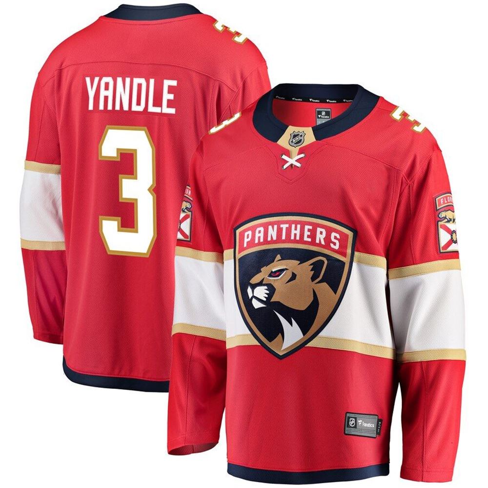 Keith Yandle Florida Panthers Fanatics Branded Breakaway Jersey Red 2Rt3L