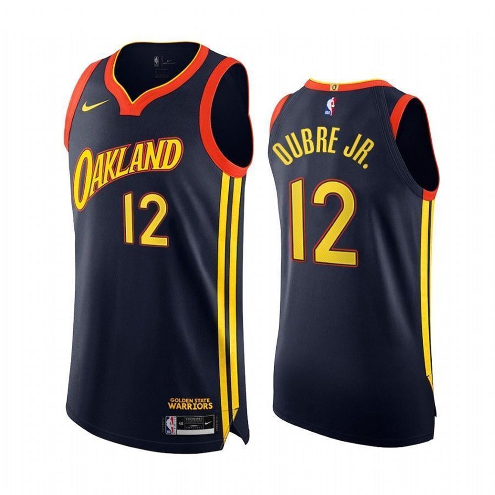 Kelly Oubre Jr Golden State Warriors Navy City Edition 202121 Jersey Player