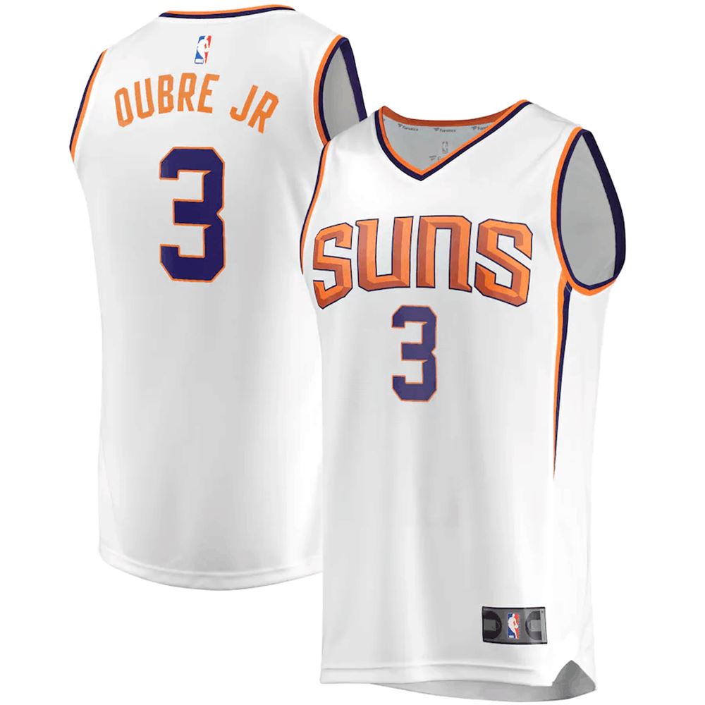 Kelly Oubre Jr Phoenix Suns Fanatics Branded Fast Break Player Association Edition White 3D Jersey