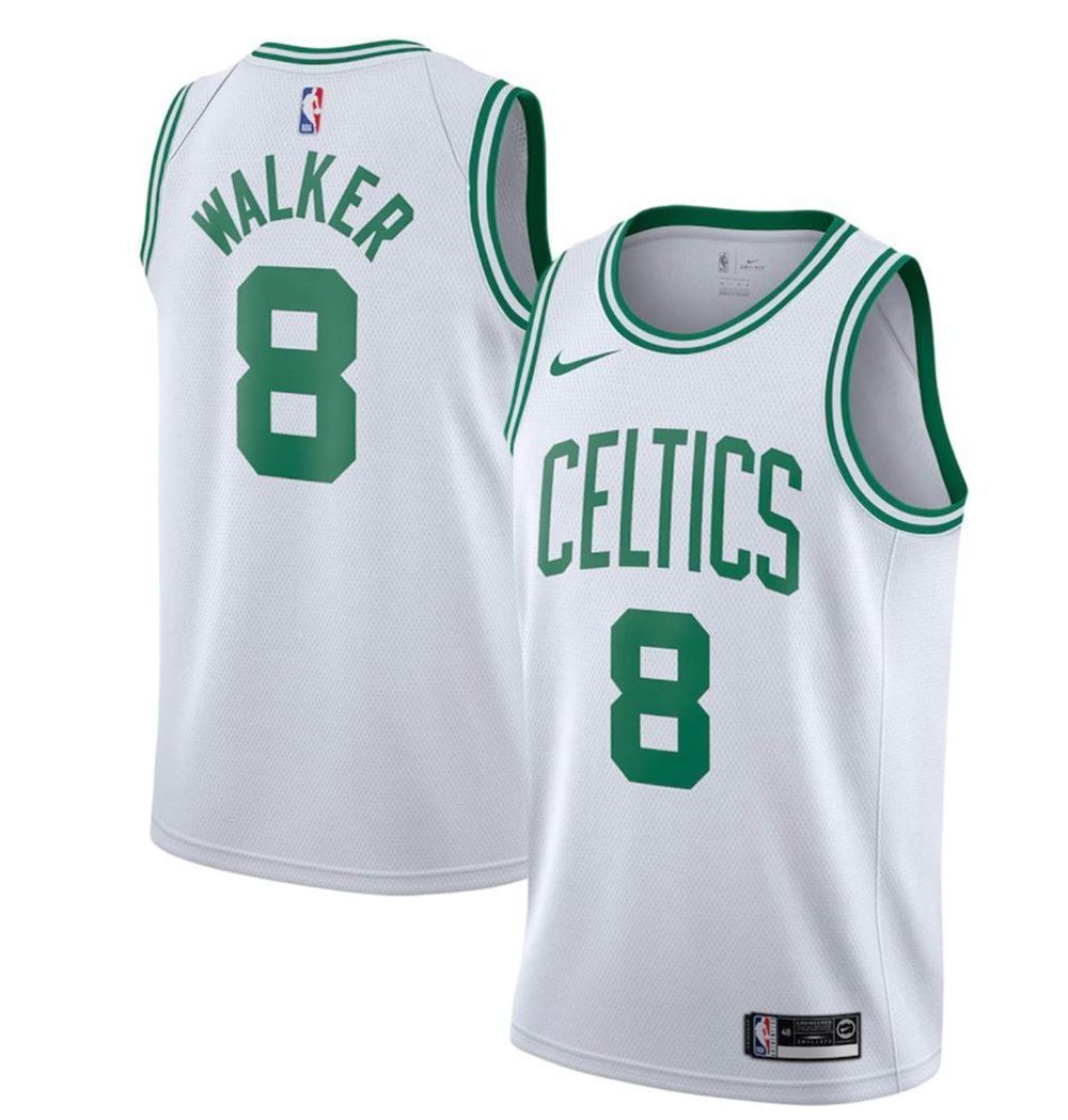 Kemba Walker Boston Celtics White Swingman Jersey YT3Np