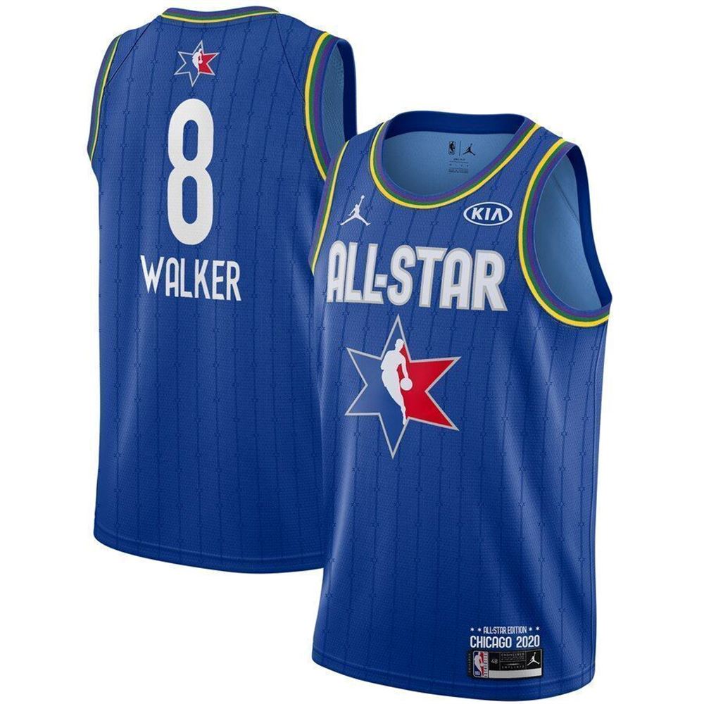 Kemba Walker Jordan Brand 2021 NBA AllStar Game Swingman Finished Jersey Blue