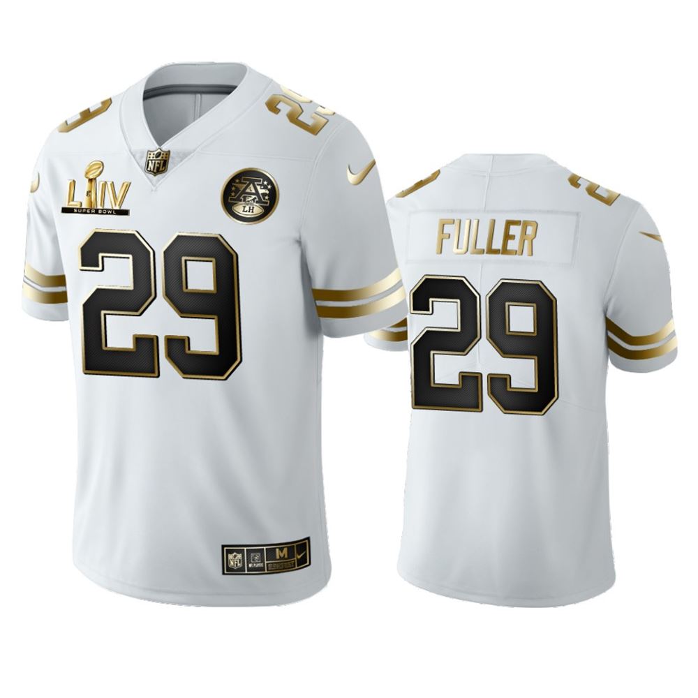 Kendall Fuller Chiefs White Super Bowl LIV Golden Edition Jersey JsLLw