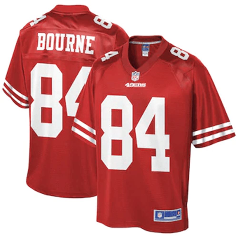 Kendrick Bourne San Francisco 49Ers Nfl Pro Line Team Player Scarlet 3D Jersey