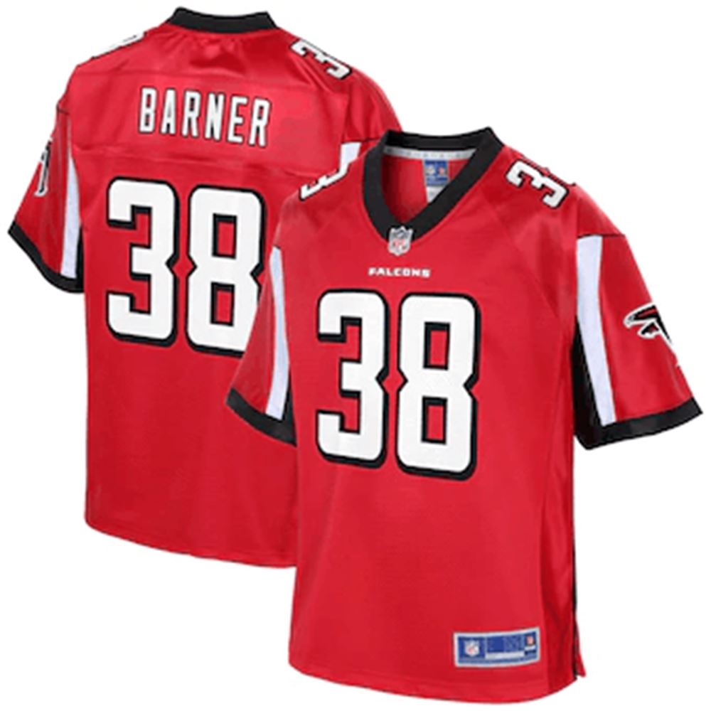 Kenjon Barner Atlanta Falcons NFL Pro Line Team Player Jersey Red NFL Jersey JC7GP