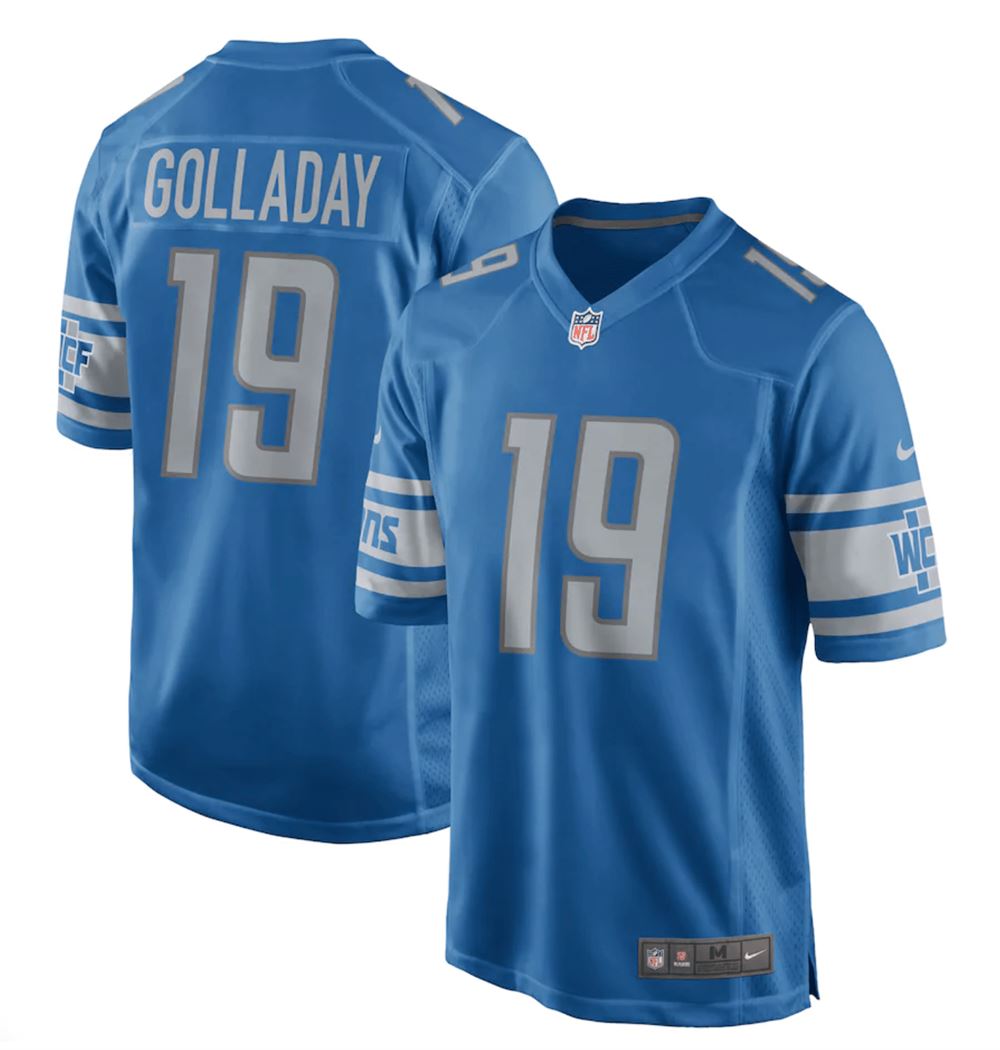 Kenny Golladay Detroit Lions Blue Player Jersey iLP1W