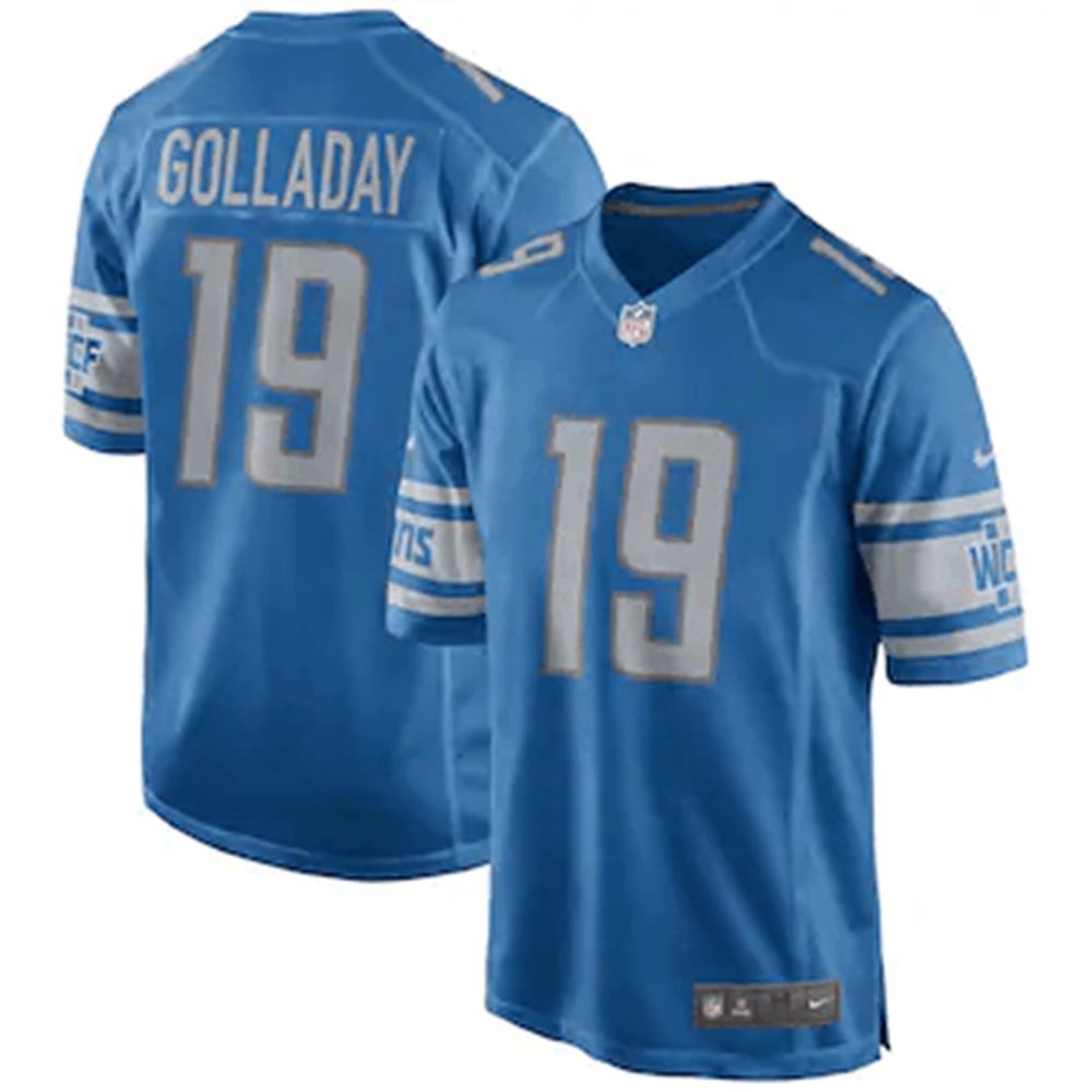 Kenny Golladay Detroit Lions Game Player Blue 3D Jersey