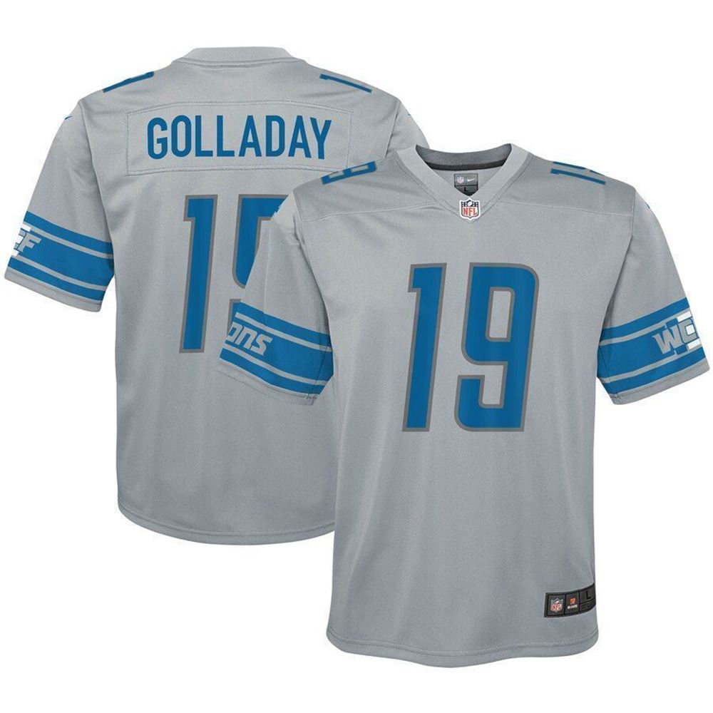 Kenny Golladay Detroit Lions Inverted Game Jersey jersey Silver 2021 cevfH