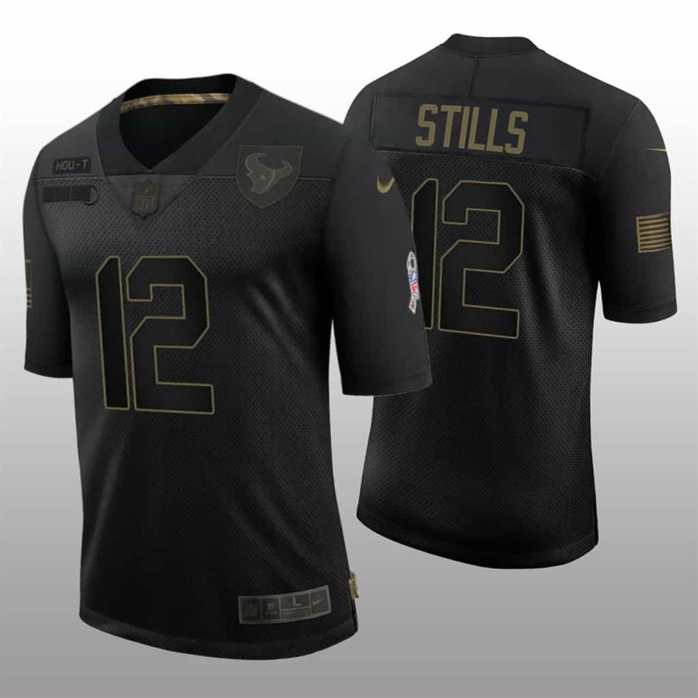 Kenny Stills Jersey Texans Limited 2020 Salute To Service Black
