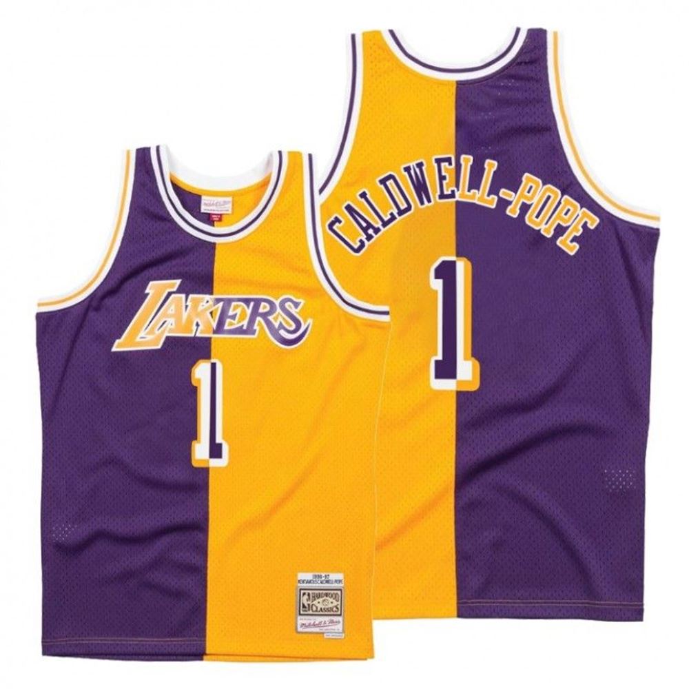 Kentavious CaldwellPope 1 Lakers Split Vintage Jersey
