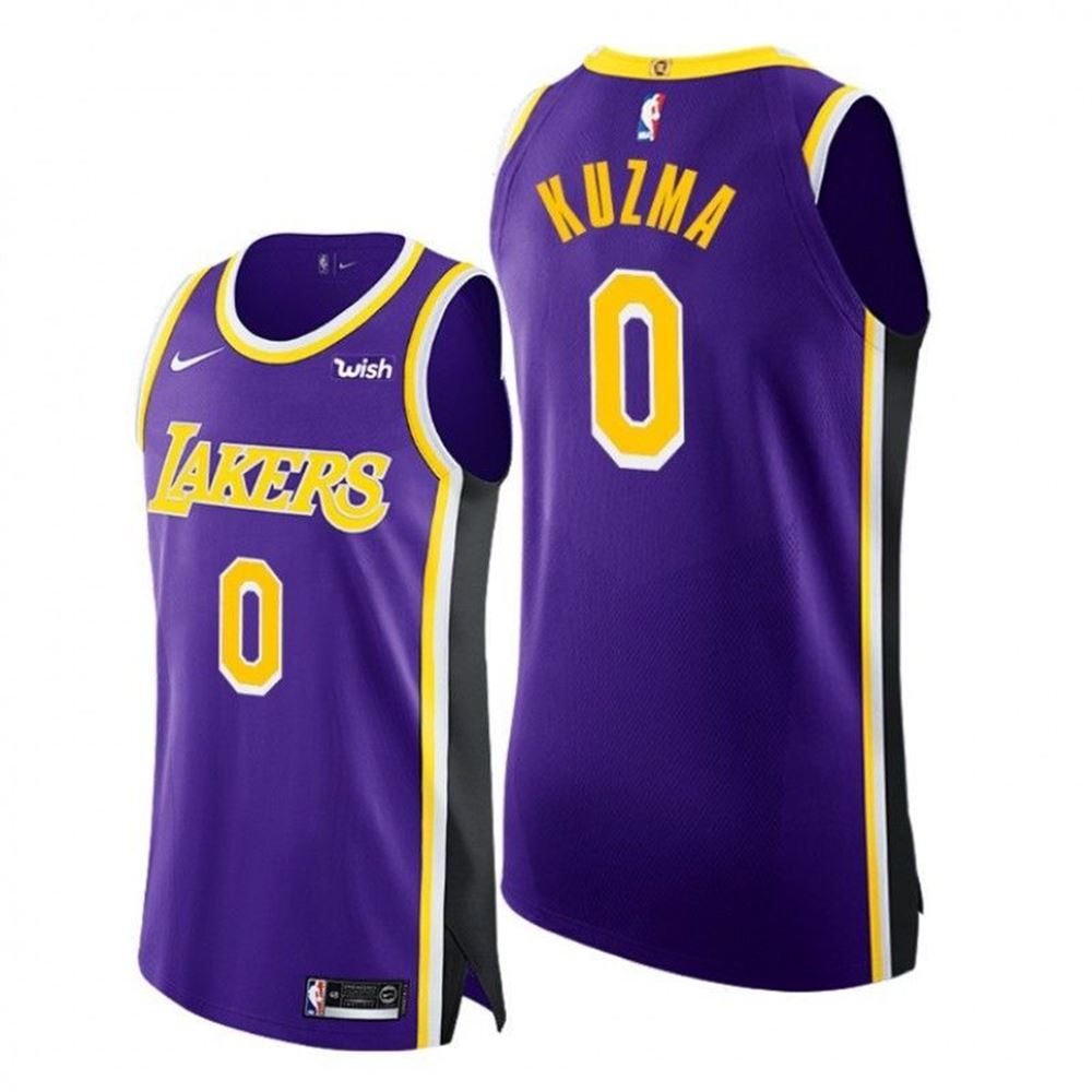 Kyle Kuzma Lakers 0 Purple Statement Edition Jersey