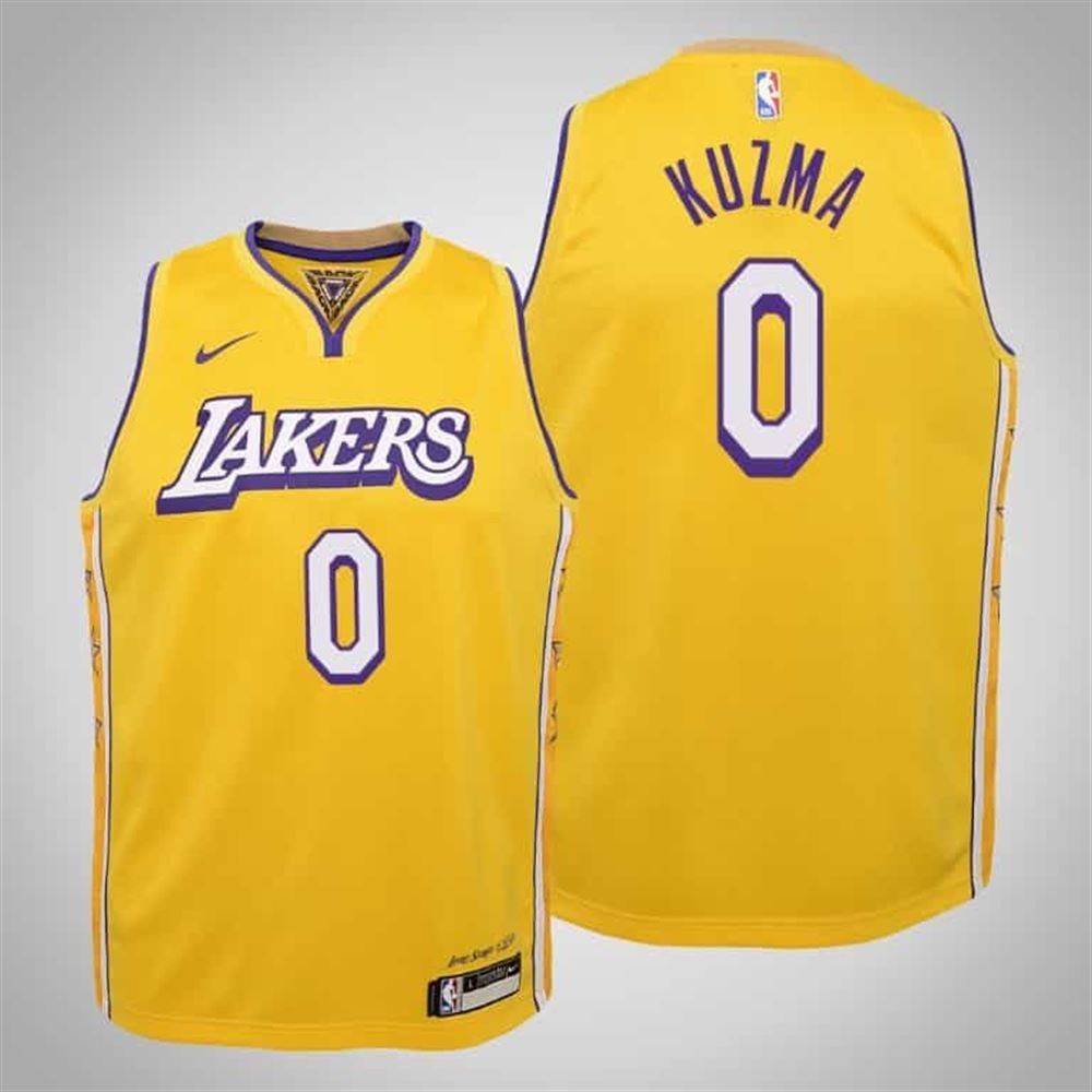 Kyle Kuzma Lakers City Gold 2019 20 Jersey aFKXd