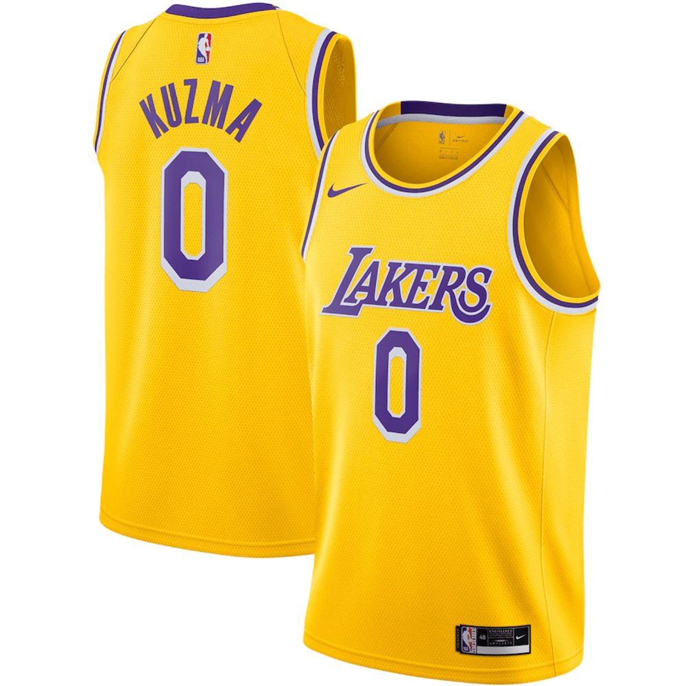 Kyle Kuzma Los Angeles Lakers 202121 Swingman Jersey Gold Icon Edition