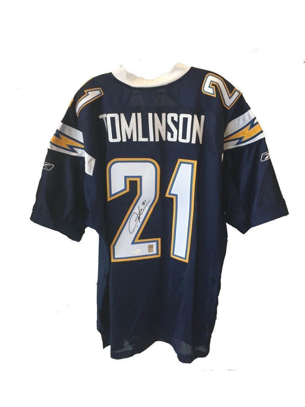 LaDainian Tomlinson San Diego Chargers Autographed Reebok Navy Sewn Jersey