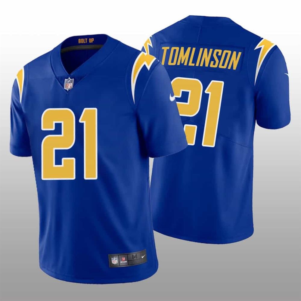 Ladainian Tomlinson Jersey Men Is Chargers 2nd Alternate Vapor Limited Royal