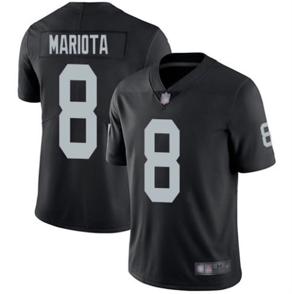 Las Vegas Raiders Marcus Mariota8 NFL Black Jersey jersey