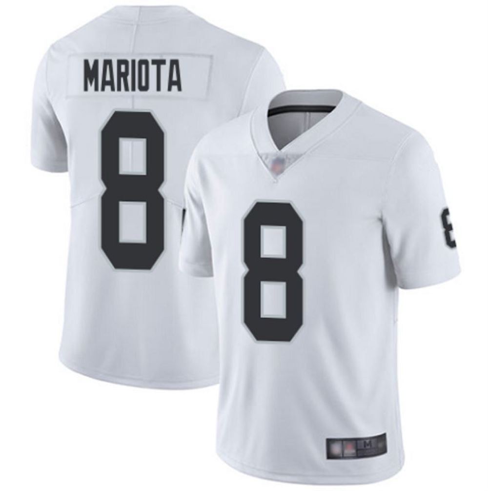 Las Vegas Raiders Marcus Mariota8 Nfl 2021 White Jersey jersey