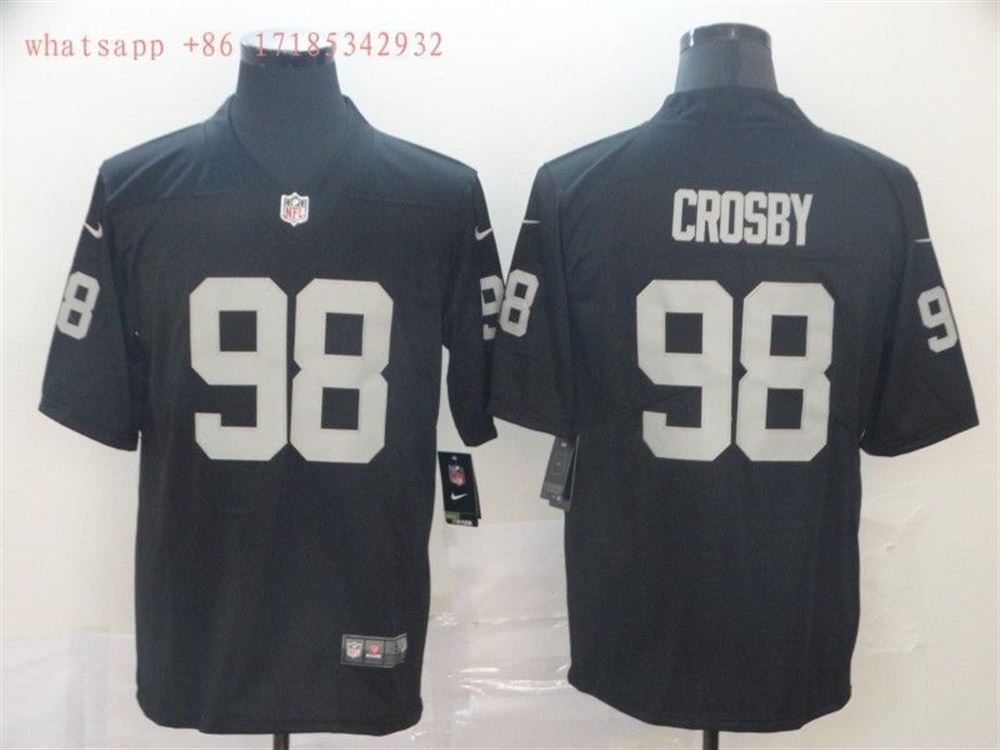 Las Vegas Raiders Maxx Crosby98 NFL Black Jersey jersey Jersey jersey iHrUS