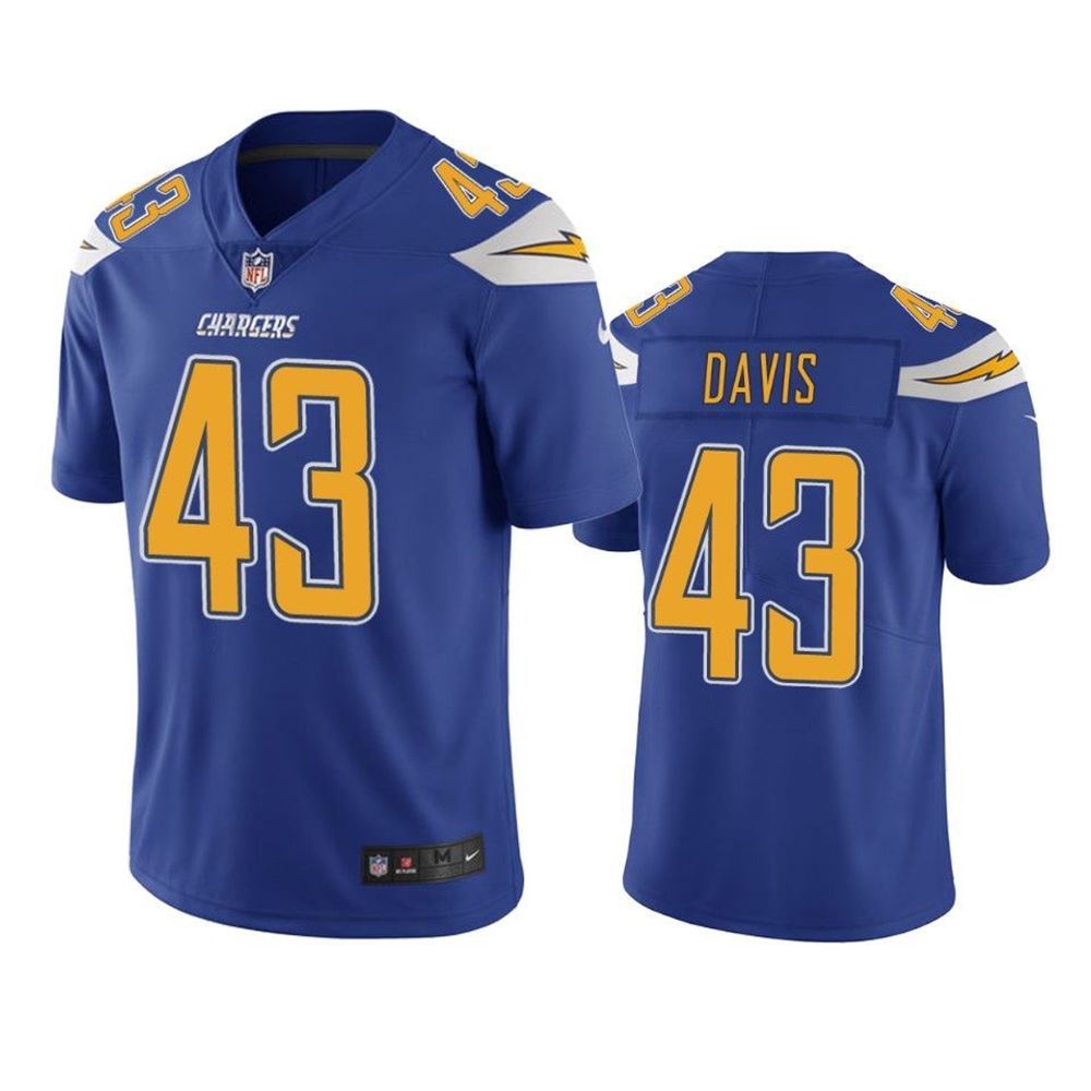 Los Angeles Chargers Michael Davis Royal Color Rush Limited jersey