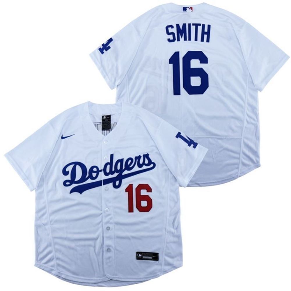 Los Angeles Dodgers Will Smith 16 2021 Mlb White Jersey