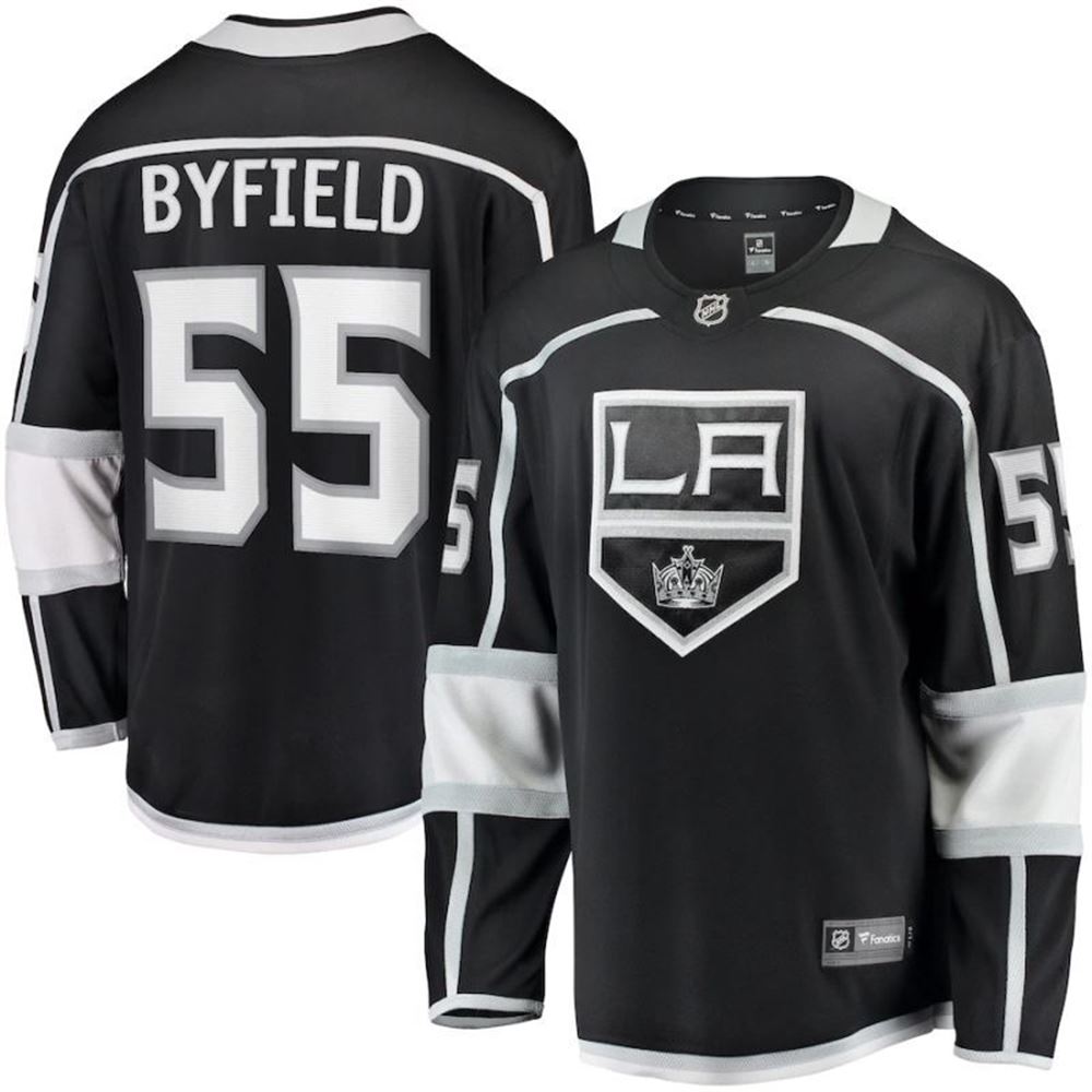 Los Angeles Kings Quinton Byfield Nhl 2021 New Arrival Black Jersey Gifts For Fans j05F0