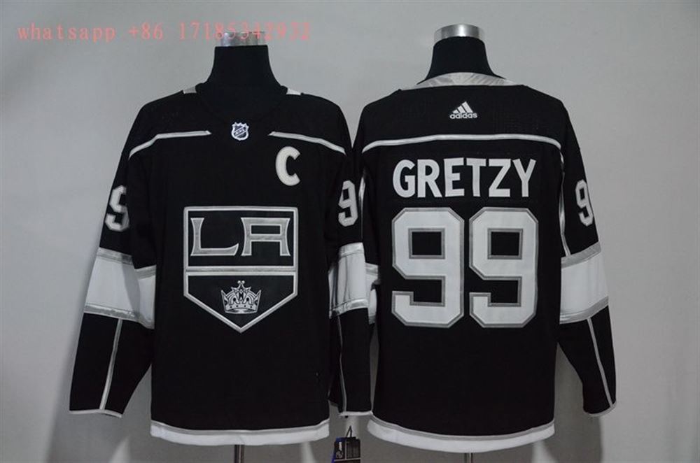 Los Angeles Kings Wayne Gretzky 99 2021 Nhl Black Jersey Ww6Sl