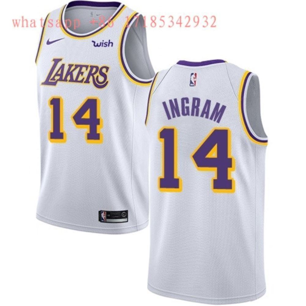 Los Angeles Lakers Brandon Ingram 14 2020 Nba New Arrival White Jersey AllOver Print Y4IaQ