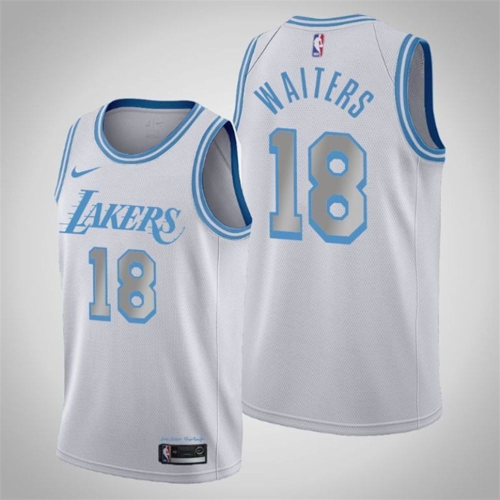 Los Angeles Lakers Dion Waiters 18 2020 Nba New Arrival White Jersey AllOver Print S7KBW