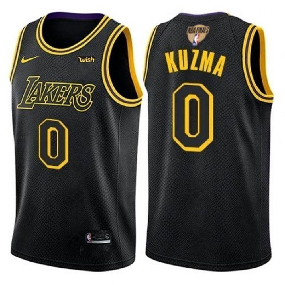 Los Angeles Lakers Kyle Kuzma 0 2020 Nba Finals New Arrival Black Jersey AllOver Print 4G3il