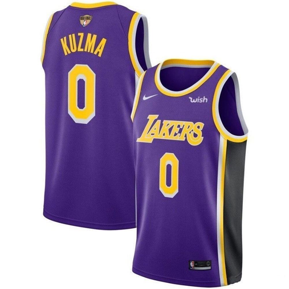 Los Angeles Lakers Kyle Kuzma 0 NBA 2021 New Arrival purple jersey JwtR6