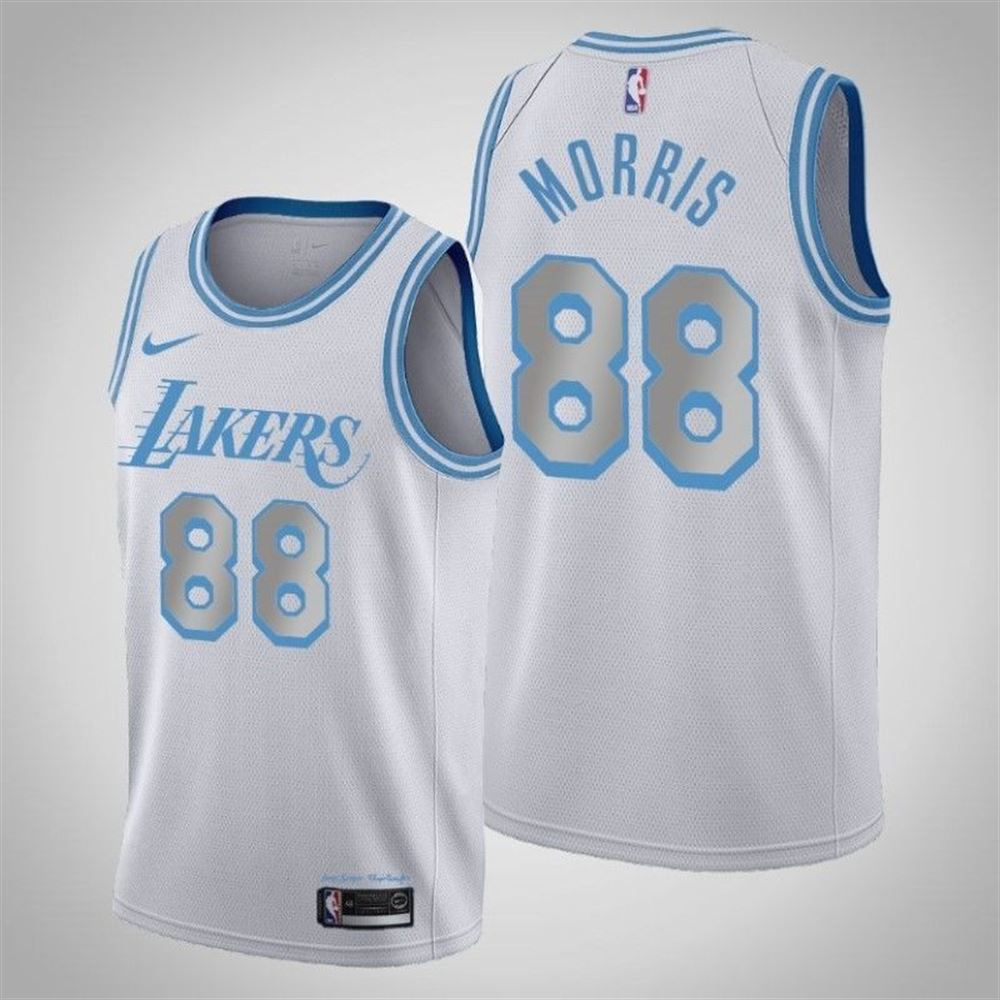 Los Angeles Lakers Markieff Morris 88 NBA 2021 New Arrival white jersey 6wMQs