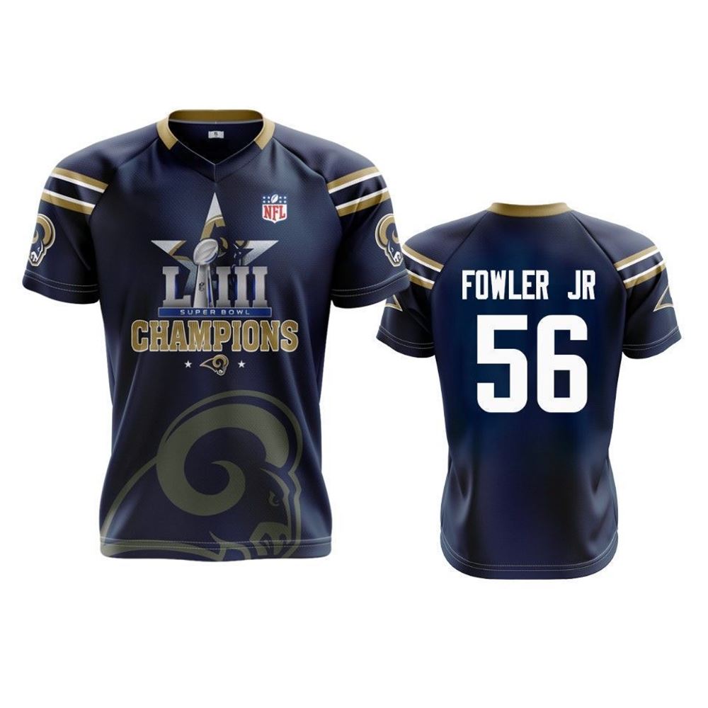 Los Angeles Rams 56 Dante Fowler Jr Navy Super Bowl LIII Champions Mens Jersey jersey qkEOw